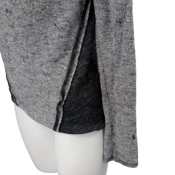 Kuhl Nova Cowl Neck Long Sleeve Raglan Sweater Sweatshirt Size XS Gray Wool - Picture 7 of 12